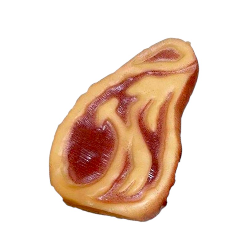 Παιχνίδι σκύλου Latex Steak – 10x7cm – 12pcs – 550354