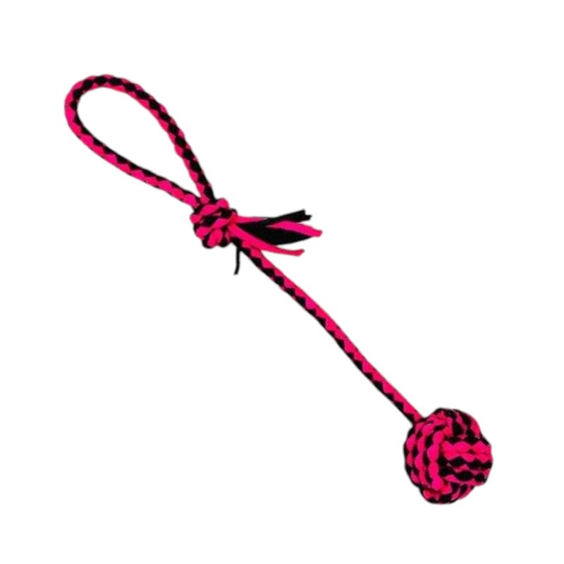 Παιχνίδι σκύλου σχοινί με μπάλα – 38cm – 12pcs – 550526