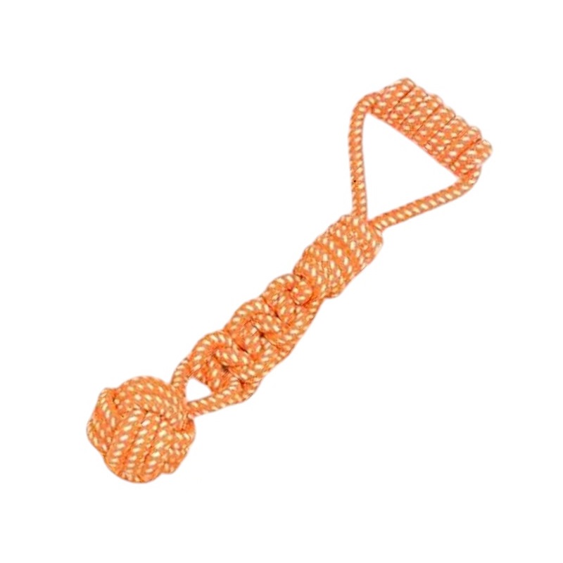 Παιχνίδι σκύλου σχοινί με μπάλα – 38cm – 12pcs – 550544