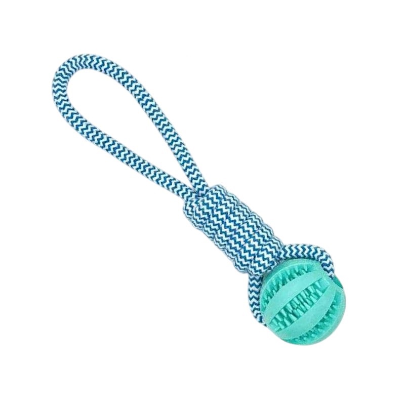 Παιχνίδι σκύλου σχοινί με μπάλα – 30cm – 12pcs – 550560