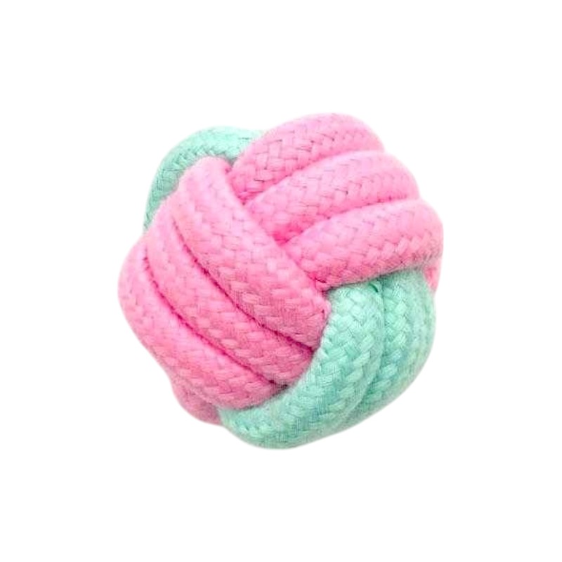 Παιχνίδι σκύλου μπάλα από σχοινί – 6cm – 12pcs – 550588