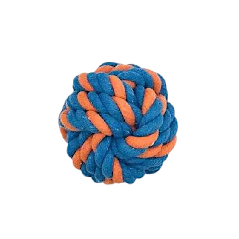 Παιχνίδι σκύλου μπάλα από σχοινί – 8cm – 12pcs – 550614