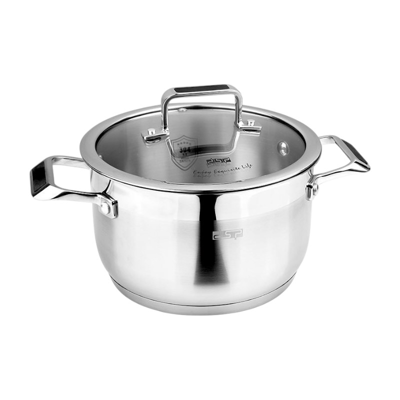 Κατσαρόλα ανοξείδωτη με καπάκι – 3.6L – CS002-B20 – DSP – 560317