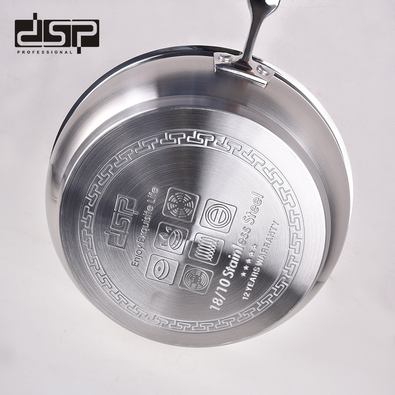 Τηγάνι ανοξείδωτο με καπάκι – 2.5L – CS002-C24 – DSP – 560539