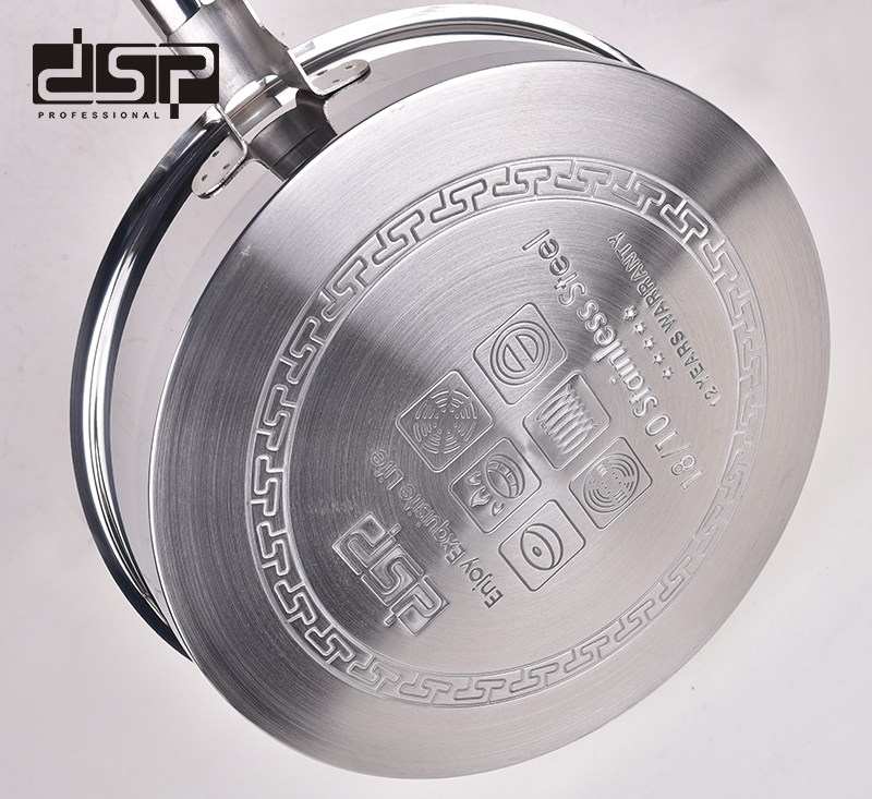 Τηγάνι ανοξείδωτο με καπάκι – 2.5L – CS003-C24 – DSP – 560997