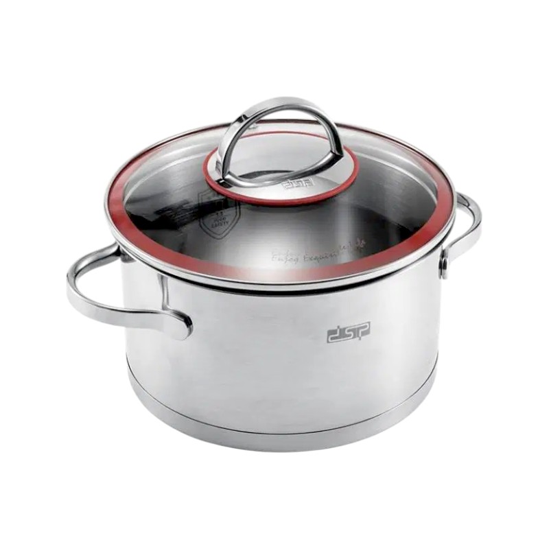 Κατσαρόλα ανοξείδωτη με καπάκι – 6.3L – CS003-B24 – DSP – 561598