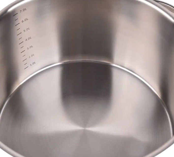 Κατσαρόλα ανοξείδωτη με καπάκι – 6.3L – CS003-B24 – DSP – 561598