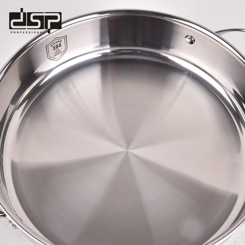 Τηγάνι ανοξείδωτο με καπάκι – 2.7L – CS001-C24 – DSP – 562519