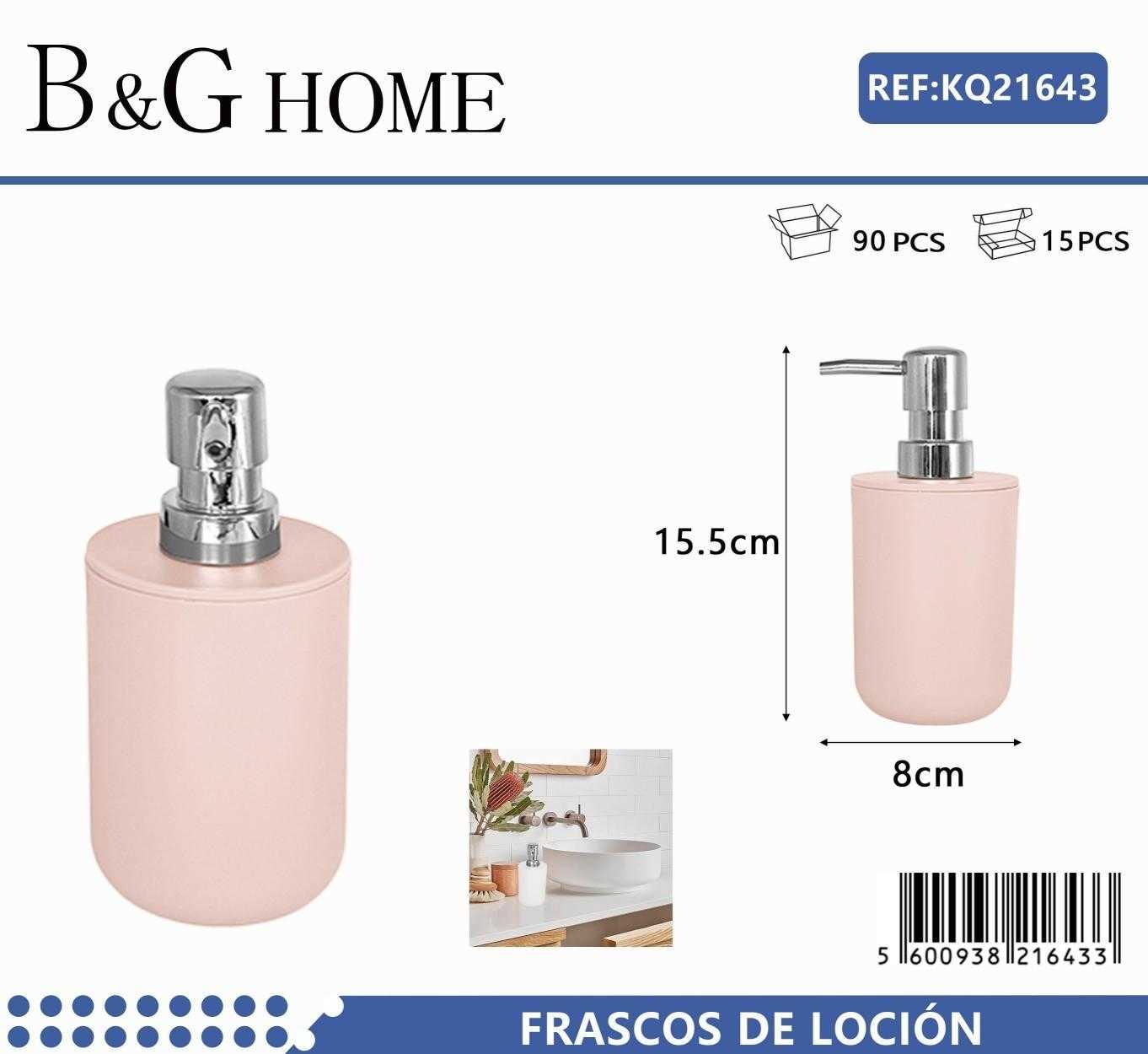 Θήκη κρεμοσάπουνου Dispenser πλαστική – Light Pink – 21643