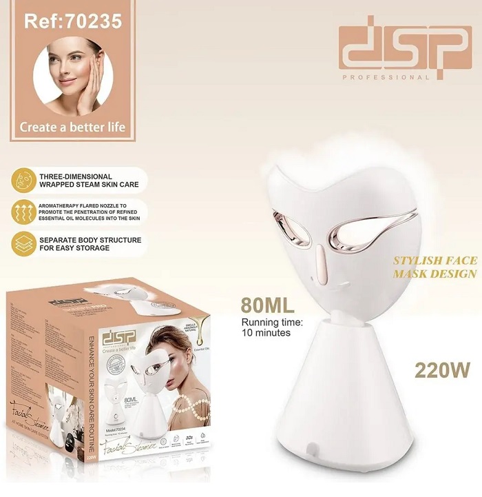 Συσκευή σάουνας προσώπου με ατμό – Mask – 70235 – DSP – 614672