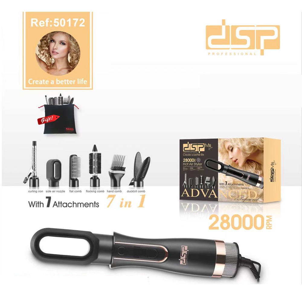 Ηλεκτρική βούρτσα μαλλιών – Multistyler – 6in1 – 50172 – DSP – 615211