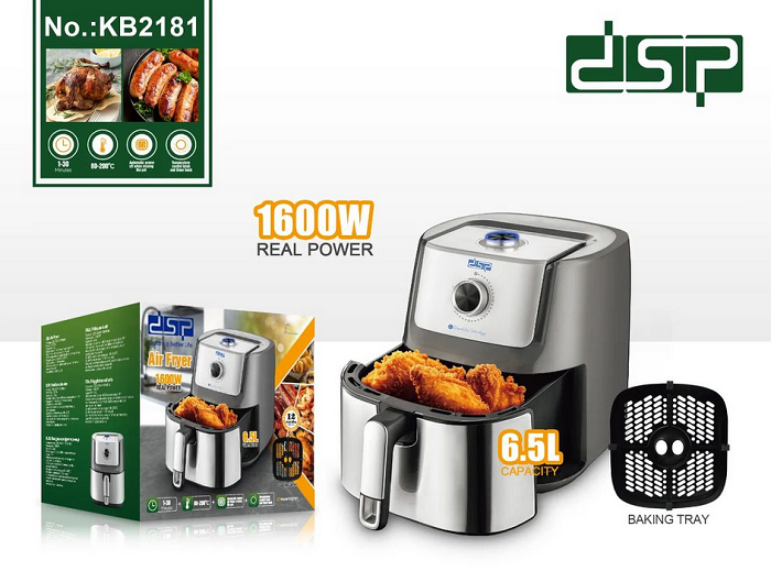 Φριτέζα αέρος – Air fryer – 6.5L – KB2181 – DSP – 617420
