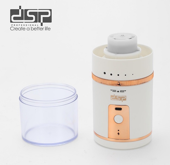Επαναφορτιζόμενος μύλος άλεσης καφέ – KA3129-White – DSP – 617994