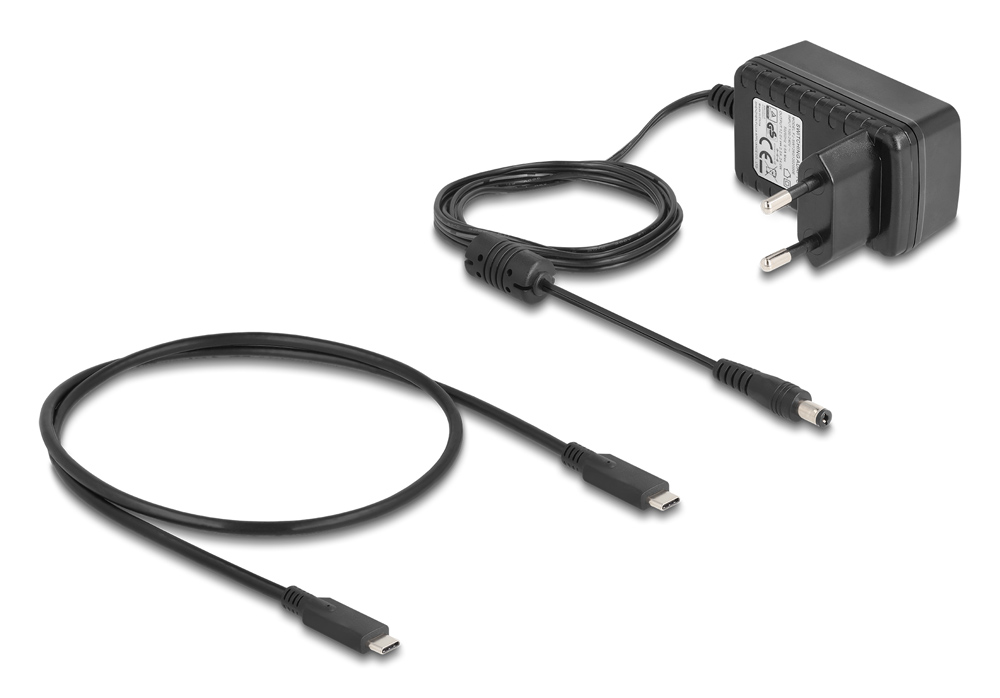 DELOCK docking station 64300 για 2x M.2 NVMe SSD, clone/erase function, 20Gbps, μαύρο
