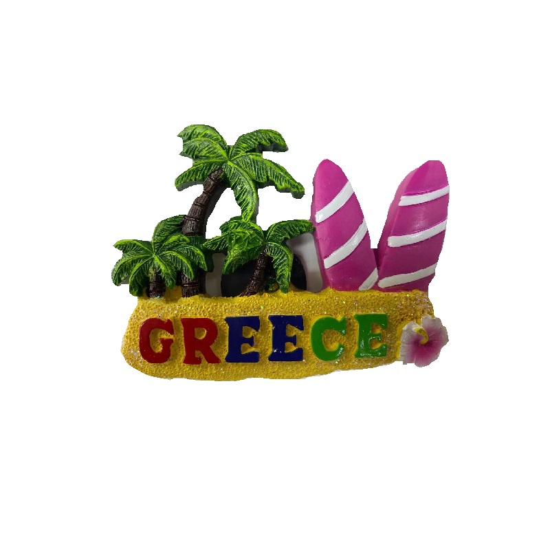 Tουριστικό μαγνητάκι Souvenir – Σετ 12pcs – Resin Magnet – Greece – 678057
