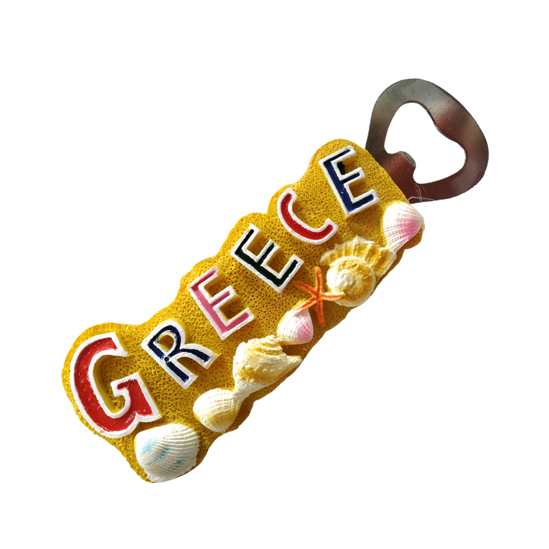 Tουριστικό μαγνητάκι Souvenir – Ανοιχτήρι – Σετ 12pcs – Resin Magnet – Greece – 678067