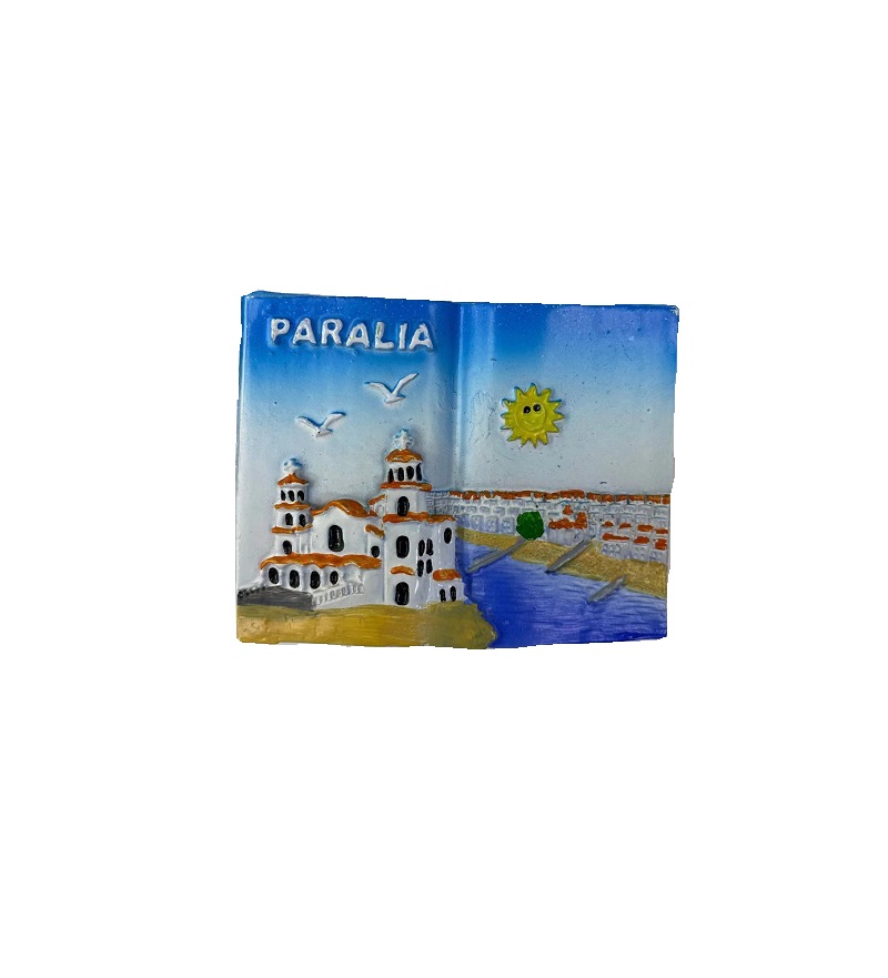 Tουριστικό μαγνητάκι Souvenir – Σετ 12pcs – Resin Magnet – Paralia – 678103