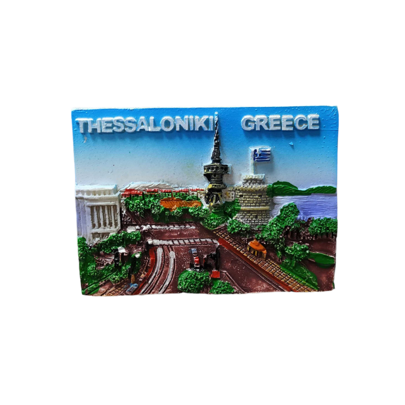 Tουριστικό μαγνητάκι Souvenir – Σετ 12pcs – Resin Magnet – Thessaloniki – 678152