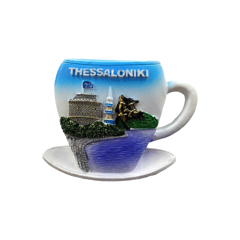 Tουριστικό μαγνητάκι Souvenir – Σετ 12pcs – Resin Magnet – Thessaloniki – 678155