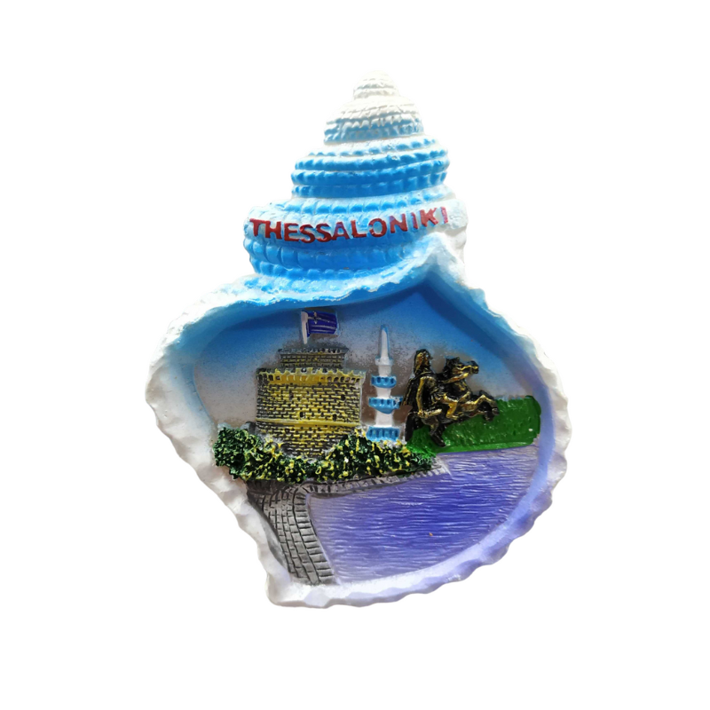 Tουριστικό μαγνητάκι Souvenir – Σετ 12pcs – Resin Magnet – Thessaloniki – 678157