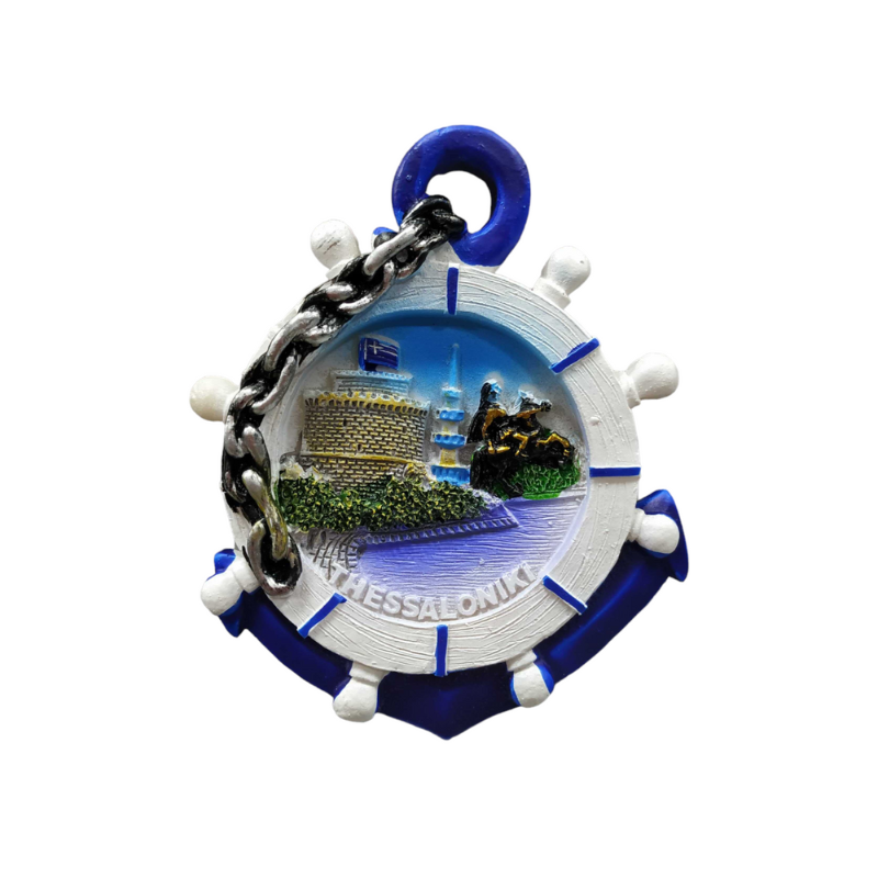 Tουριστικό μαγνητάκι Souvenir – Σετ 12pcs – Resin Magnet – Thessaloniki – 678165