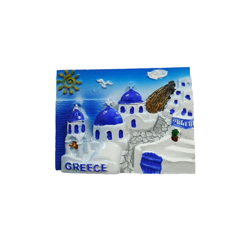 Tουριστικό μαγνητάκι Souvenir – Σετ 12pcs – Resin Magnet – Greece – 678274