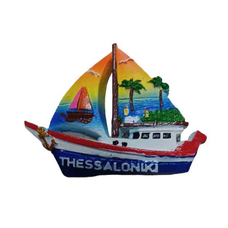 Tουριστικό μαγνητάκι Souvenir – Σετ 12pcs – Resin Magnet – Thessaloniki – 678339