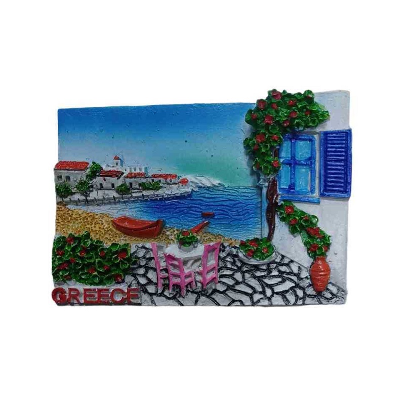 Tουριστικό μαγνητάκι Souvenir – Σετ 12pcs – Resin Magnet – Greece – 678347