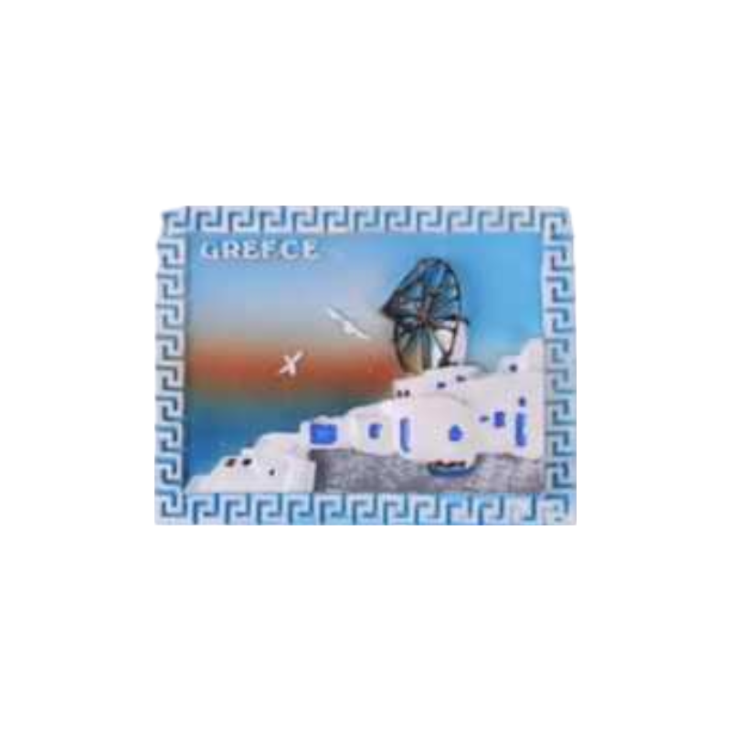 Tουριστικό μαγνητάκι Souvenir – Σετ 12pcs – Resin Magnet – Greece – 678371