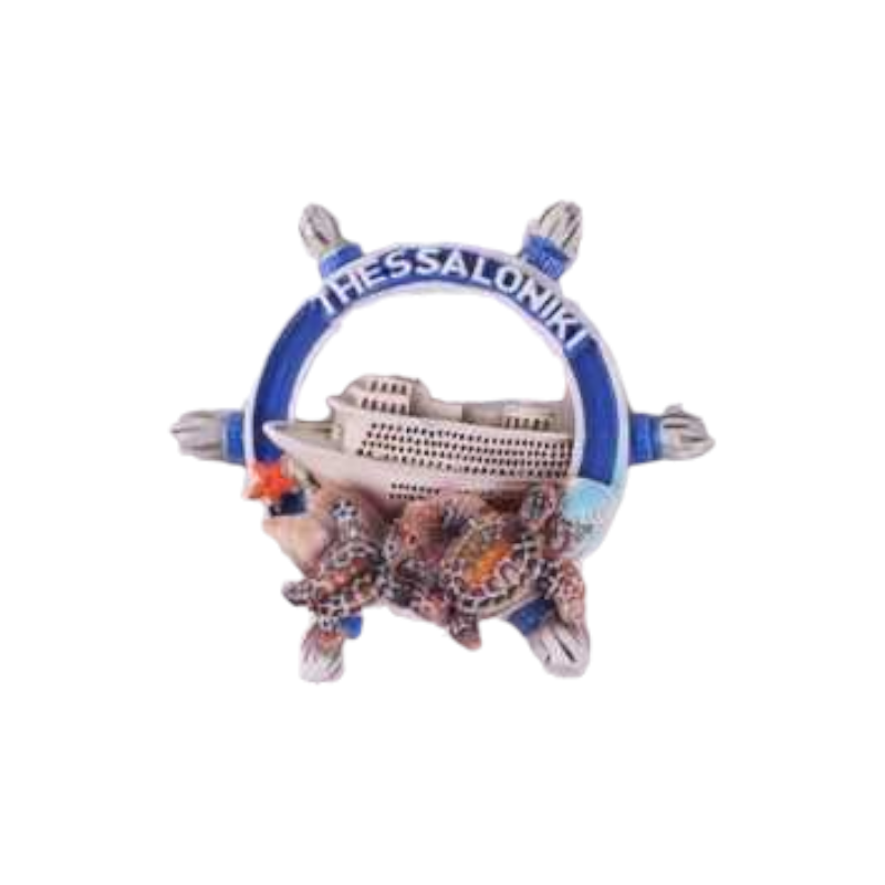 Tουριστικό μαγνητάκι Souvenir – Σετ 12pcs – Resin Magnet – Thessaloniki – 678399