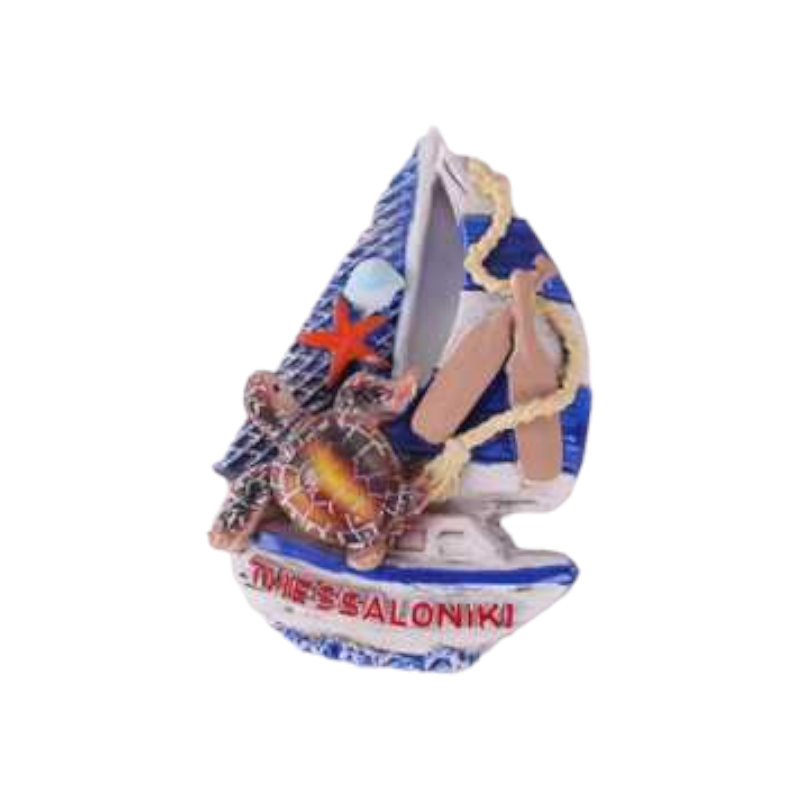 Tουριστικό μαγνητάκι Souvenir – Σετ 12pcs – Resin Magnet – Thessaloniki – 678401