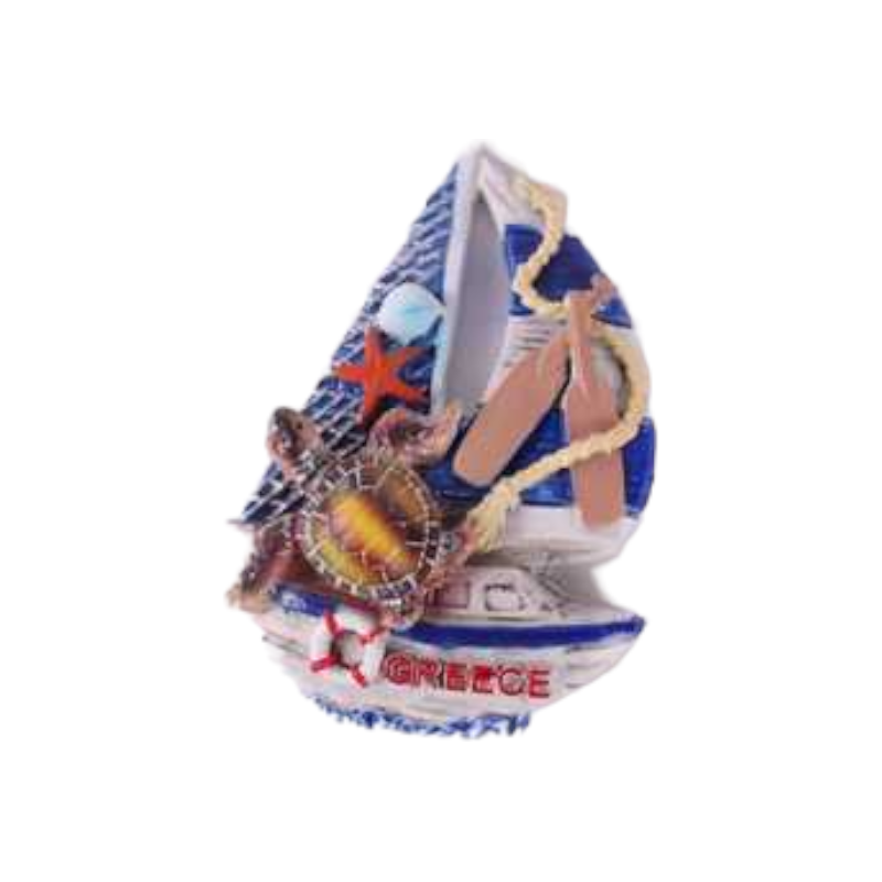 Tουριστικό μαγνητάκι Souvenir – Σετ 12pcs – Resin Magnet – Greece – 678402