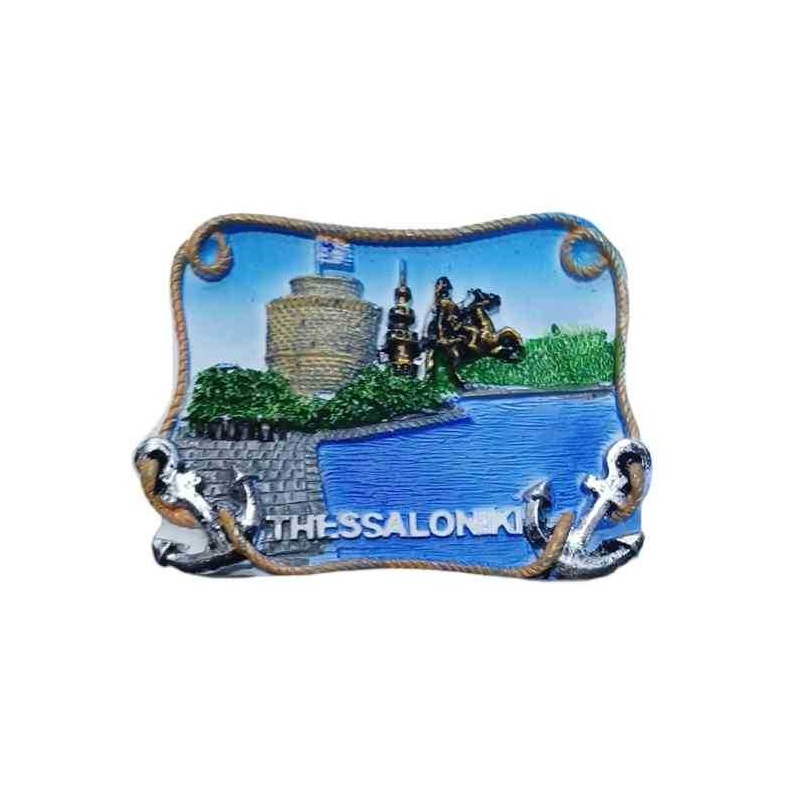 Tουριστικό μαγνητάκι Souvenir – Σετ 12pcs – Resin Magnet – Thessaloniki – 678405
