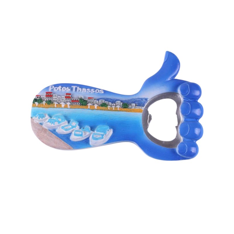 Τουριστικό μαγνητάκι Souvenir – Ανοιχτήρι – Σετ 12pcs – Thassos – 678410