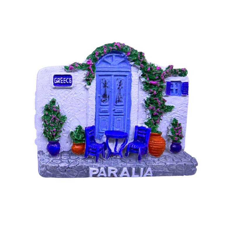Τουριστικό μαγνητάκι Souvenir – Σετ 12pcs – Paralia – 678422