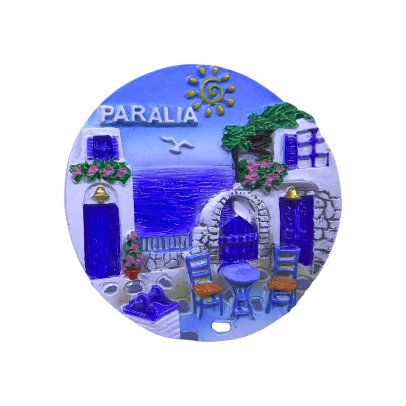 Τουριστικό μαγνητάκι Souvenir – Σετ 12pcs – Paralia – 678426