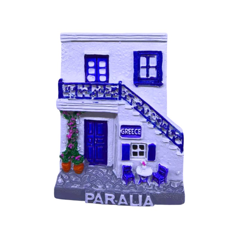Τουριστικό μαγνητάκι Souvenir – Σετ 12pcs – Paralia – 678429