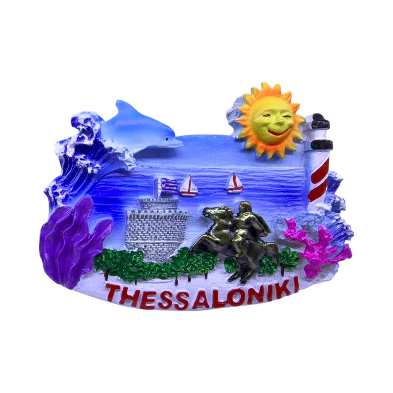 Τουριστικό μαγνητάκι Souvenir – Σετ 12pcs – Thessaloniki – 678435