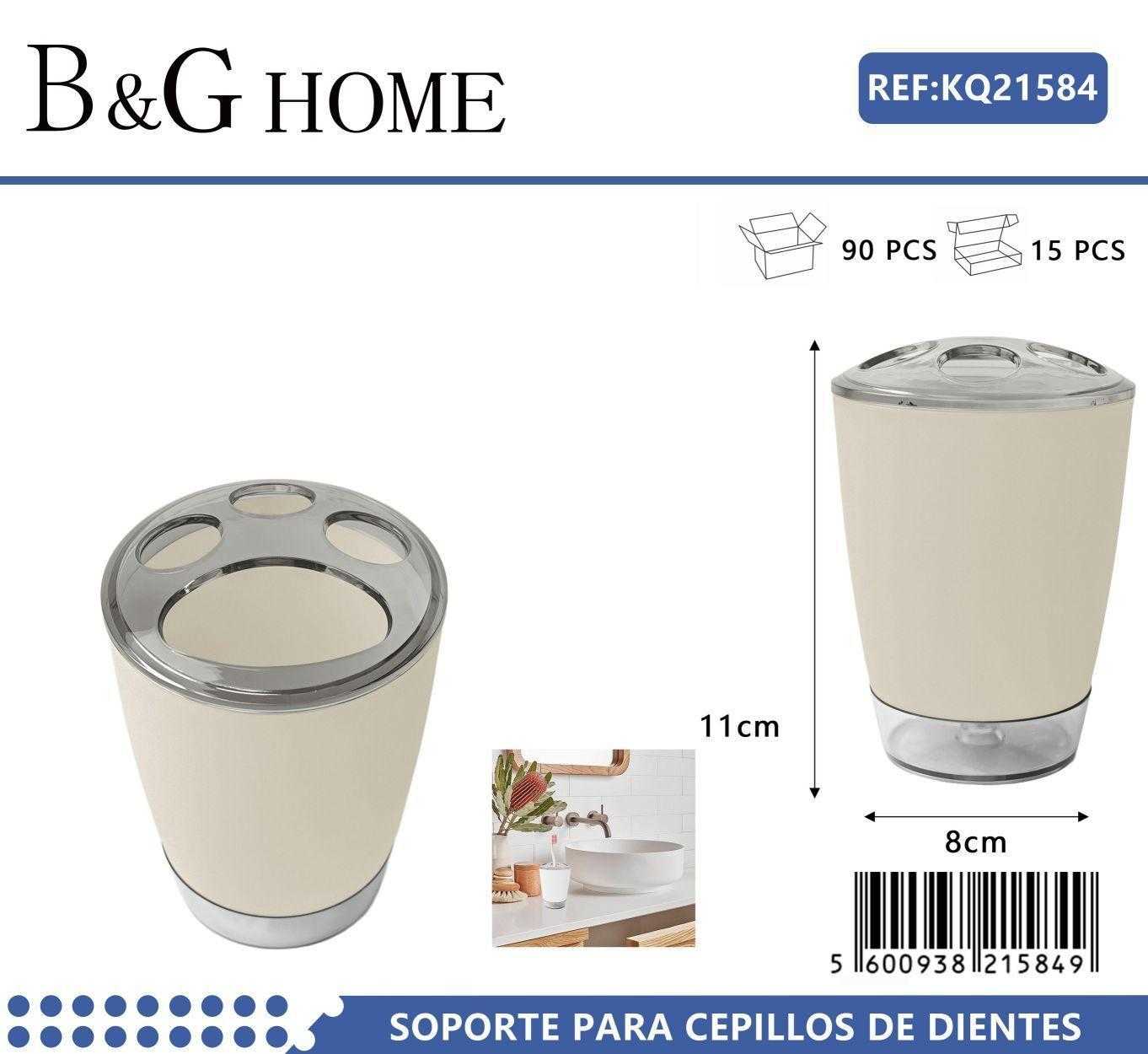 Θήκη οδοντόβουρτσας πλαστική – Beige – 21584