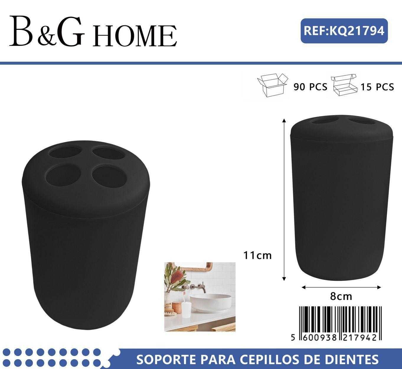 Θήκη οδοντόβουρτσας πλαστική – Black – 21794
