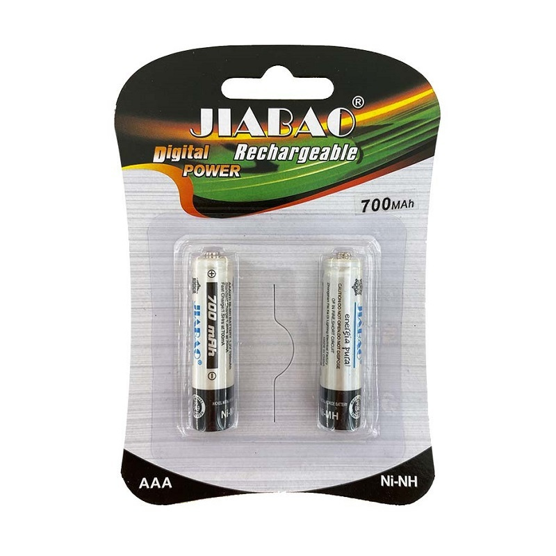 Επαναφορτιζόμενη μπαταρία Ni-MH – 700mah – AAA – 2pcs – 700906