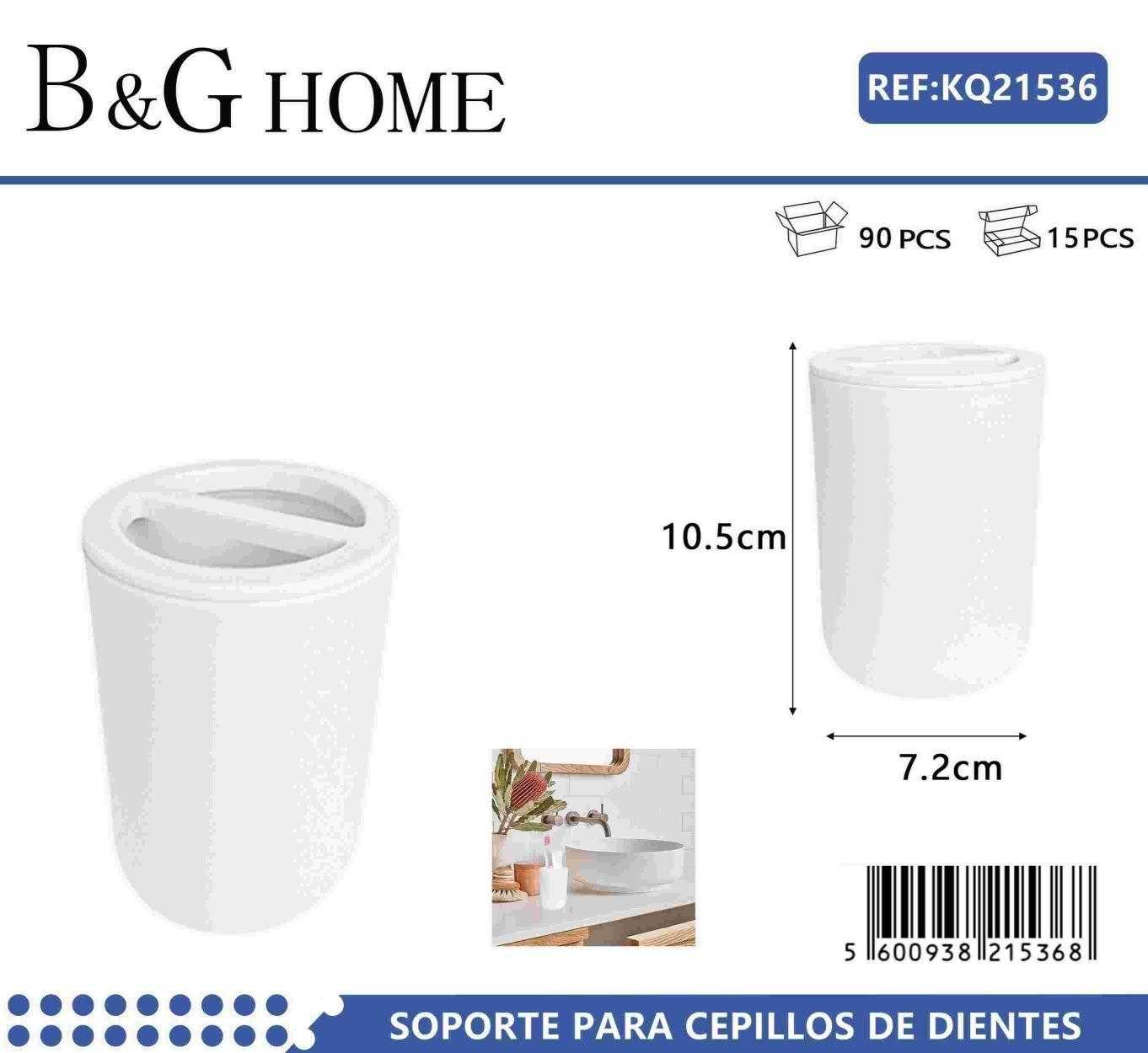 Θήκη οδοντόβουρτσας πλαστική – White – 21536