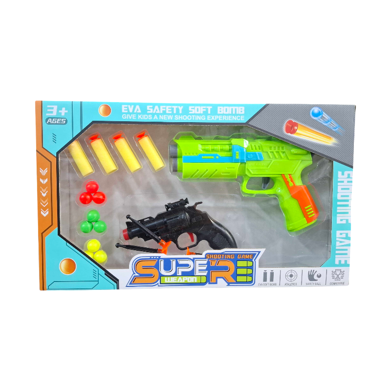 Παιδικό όπλο με μαλακές σφαίρες – Soft Gun – 6888 – 14 – 730144