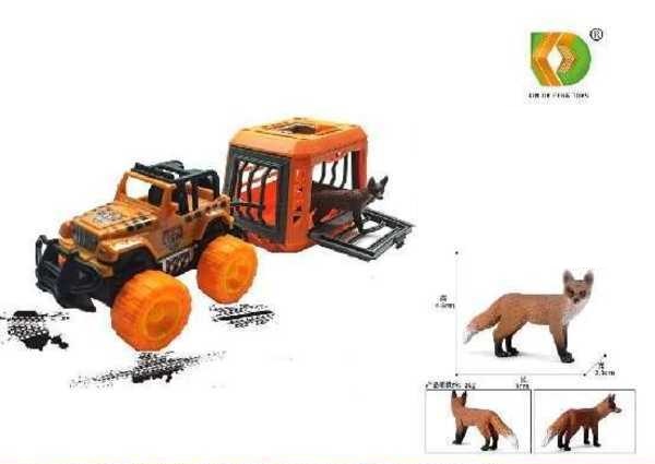 Παιδικό όχημα μεταφοράς ζώων με φιγούρα – GD-071 – 730152