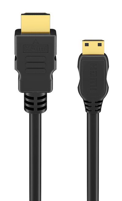GOOBAY καλώδιο mini HDMI σε HDMI 74083 με Ethernet, 4K/60Hz, 18 Gbps, 2m, μαύρο