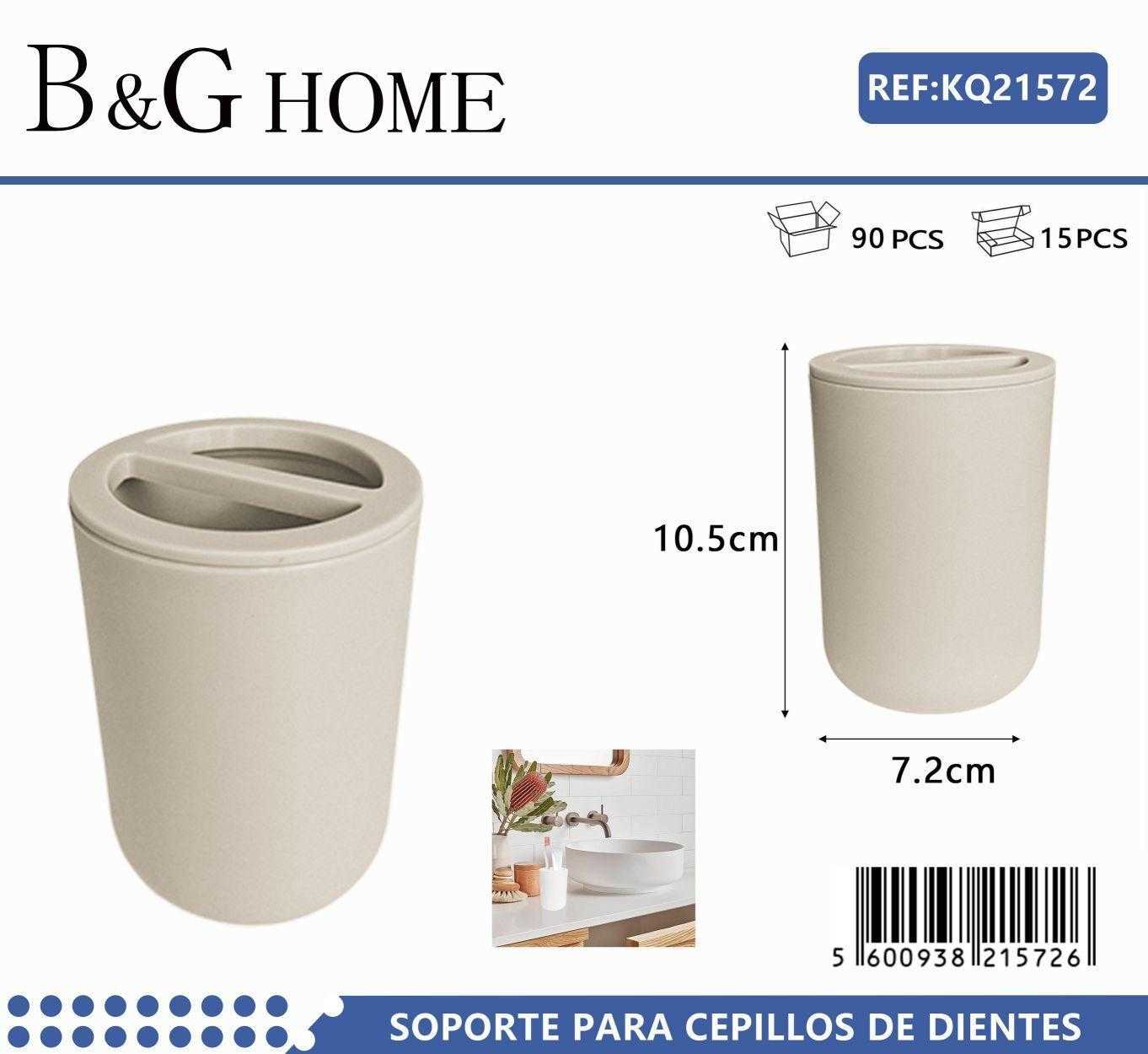 Θήκη οδοντόβουρτσας πλαστική – Beige – 21572