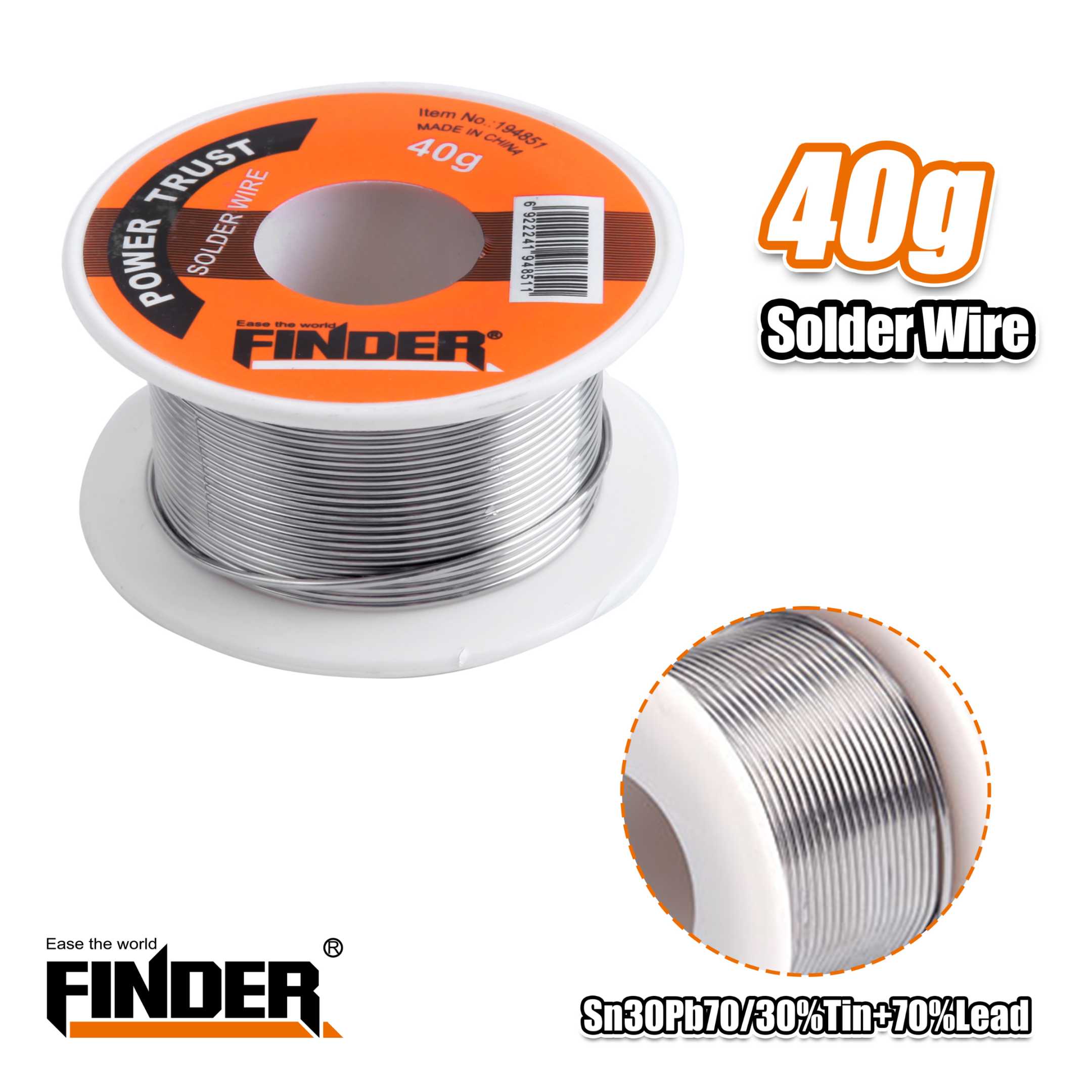 Σύρμα συγκόλλησης Καλάι – 40g – Finder – 194851