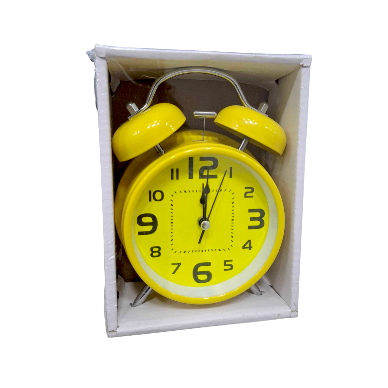 Επιτραπέζιο ρολόι – Ξυπνητήρι – 8806-11 – 806115 – Yellow