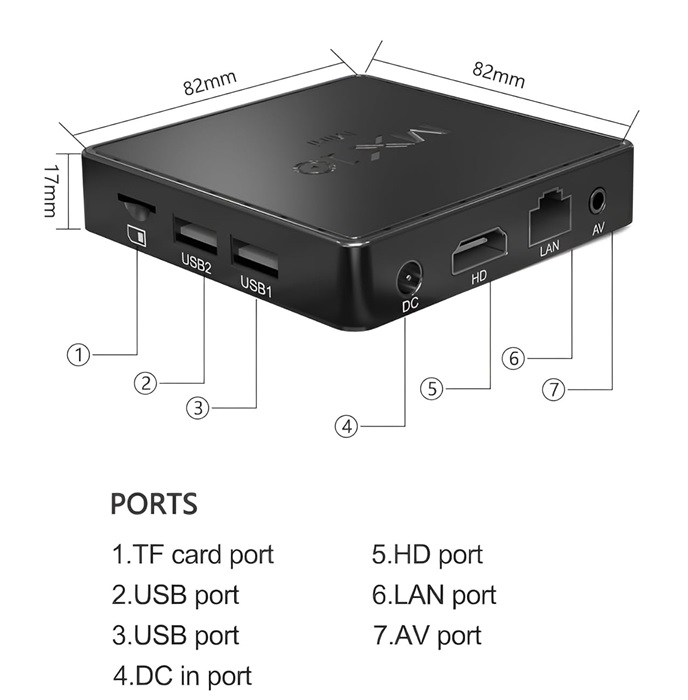Android TV Box – MX10 MINI – 811238