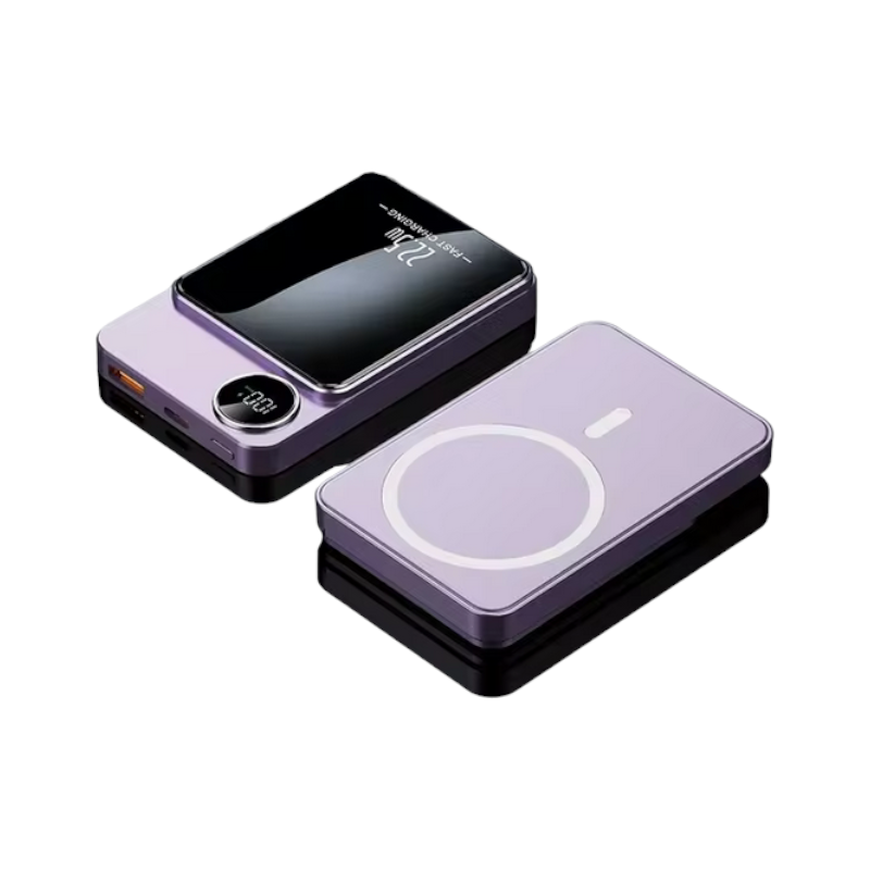 Μαγνητικό Powerbank ασύρματης φόρτισης – S111 – 15W – 811290 – Purple
